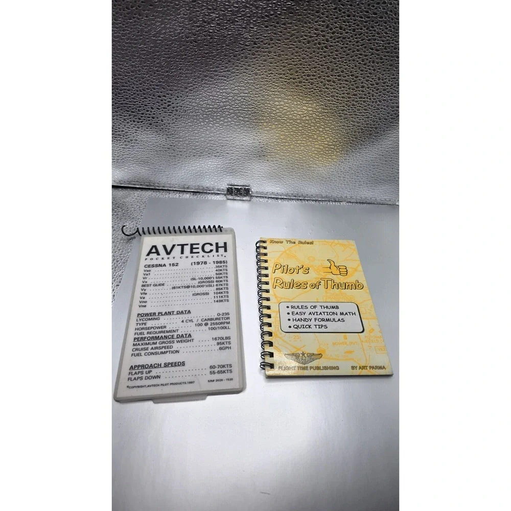 1978-1985 Cessna 152 AvTech Pocket Checklist + Pilot's Rules of Thumb